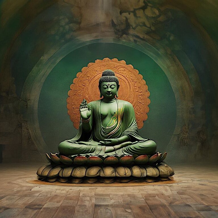 Amoghasiddhi Buddha-©BuddhaWeekly-32