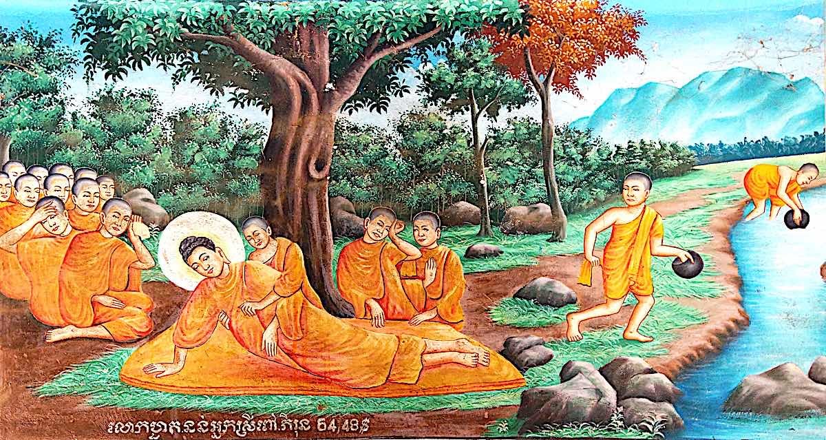 Shakyamuni Buddha passes into Paranirvana after decades of teaching.