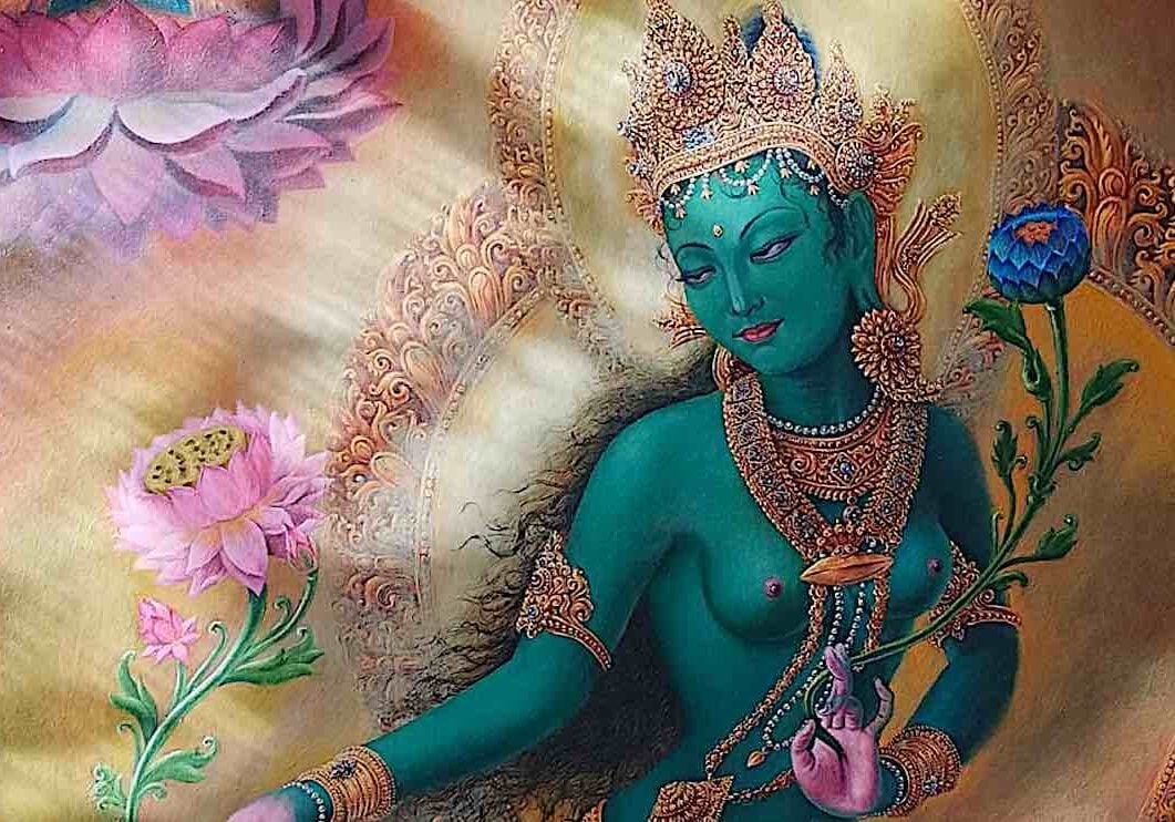 Buddha-Weekly-Green Tara Mural-Buddhism