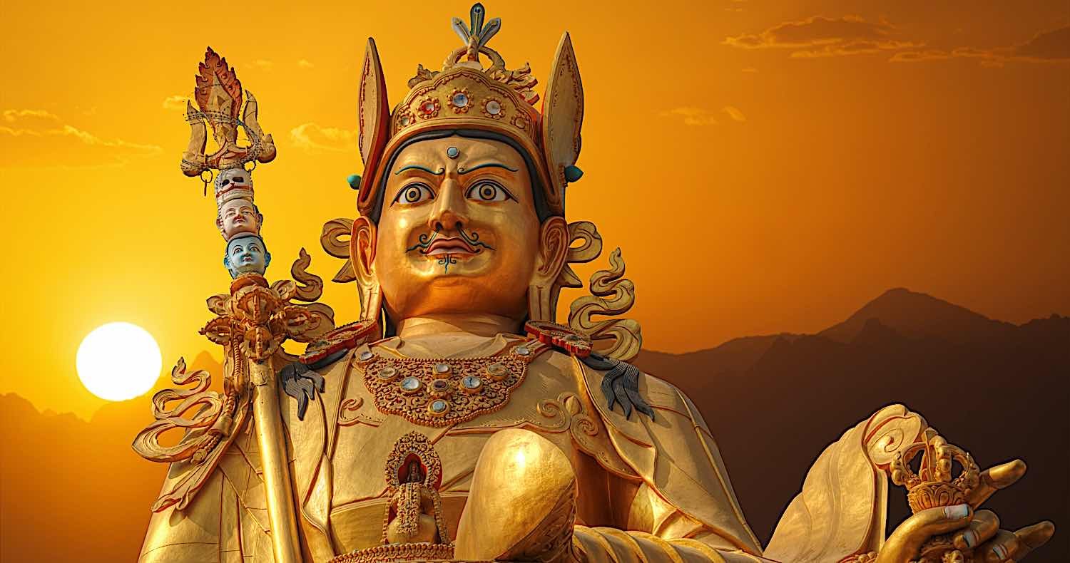 Buddha Weekly Guru Rinpoche in Nepal sunset photo Lindrik dreamstime xxl 123164093 Buddhism