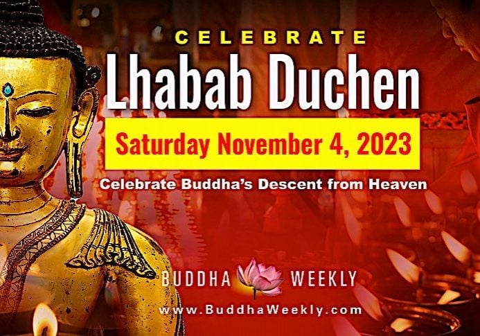 Buddha-Weekly-Lhabab-Duchen-collage-2023-Buddhism