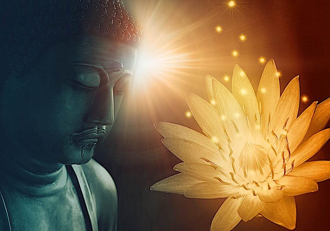 In the "Flower Sermon" Buddha simply holds up a flower and says nothing. Only one disciple understands — so profoundly he founded Chan Buddhism.