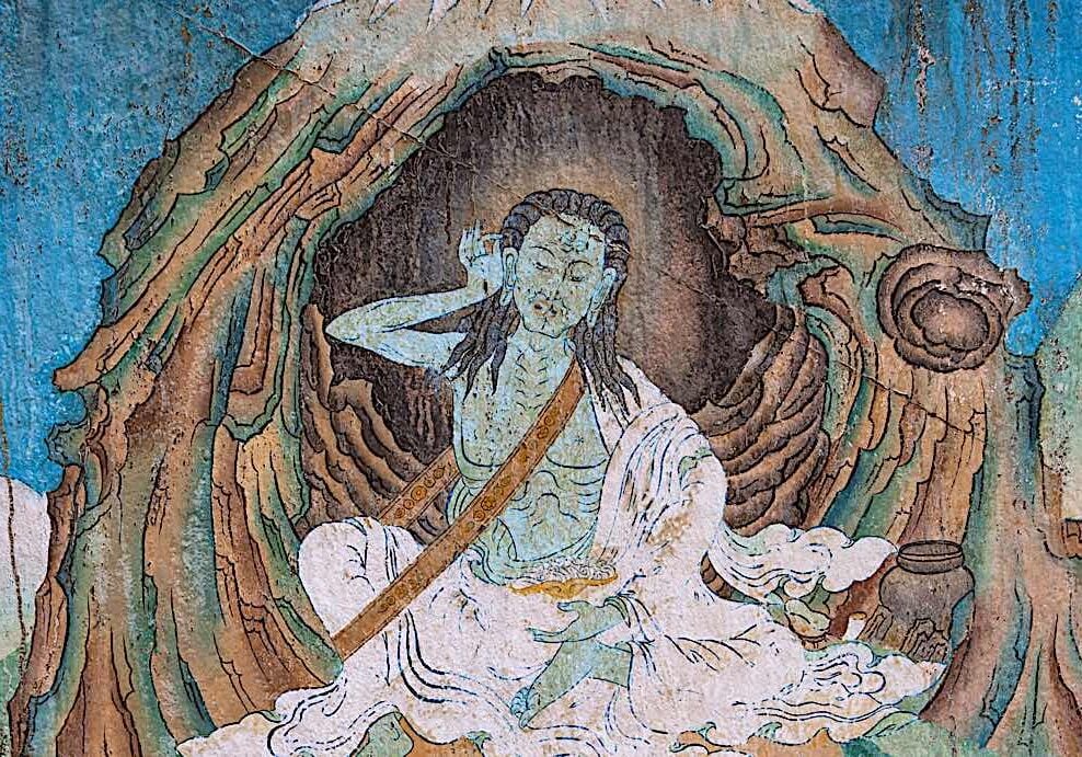 Milarepa painting, Nepal