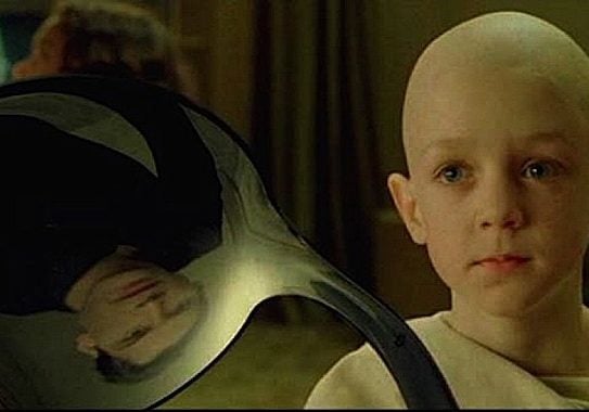 Scene from The Matrix. "There is no spoon."