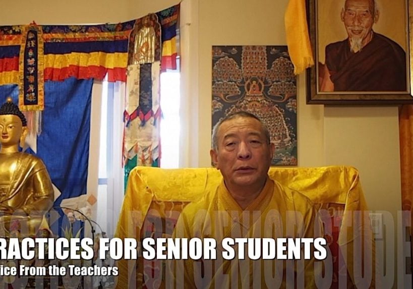 Buddha-Weekly-Practices for Senior Students Zasep Rinpoche Advice Video 9-Buddhism