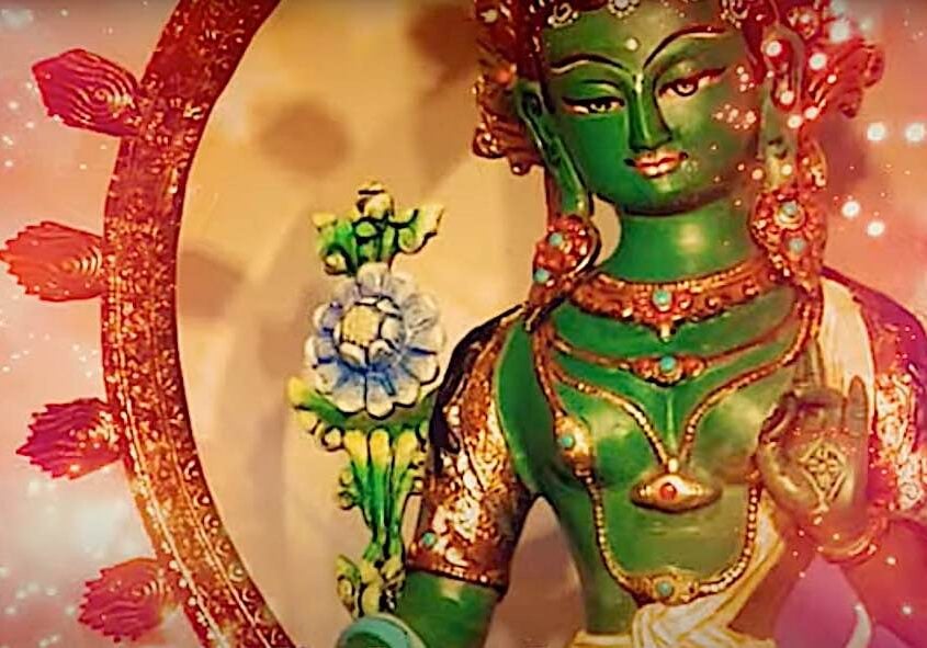 Visualizing Tara, from a video by Buddha Weekly.