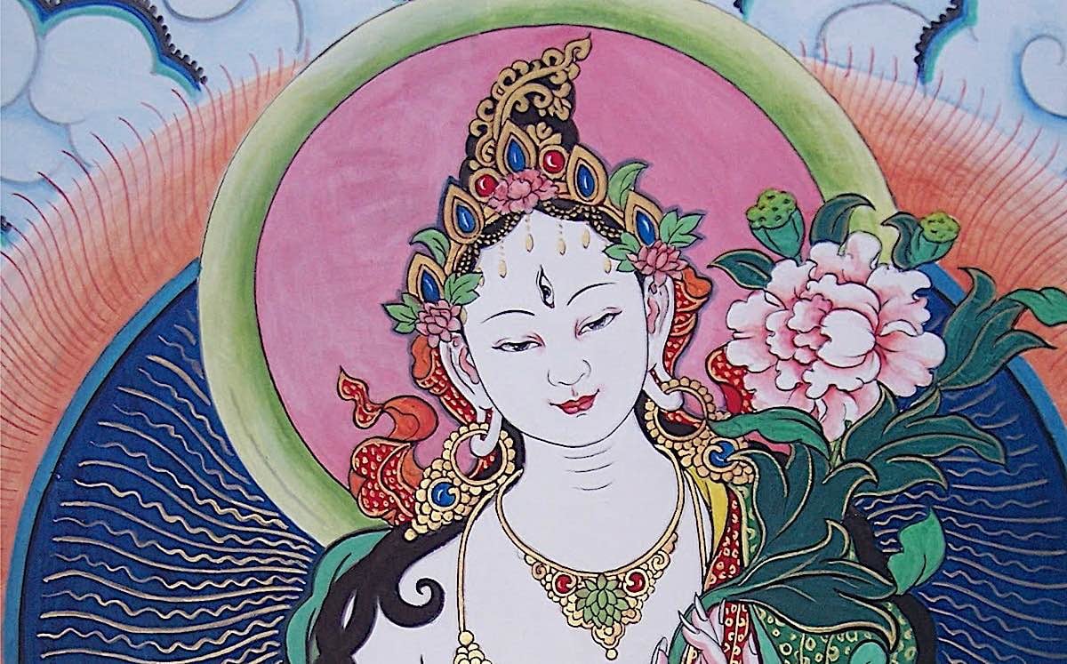 Buddha Weekly White Tara feature image horizontal Buddhism