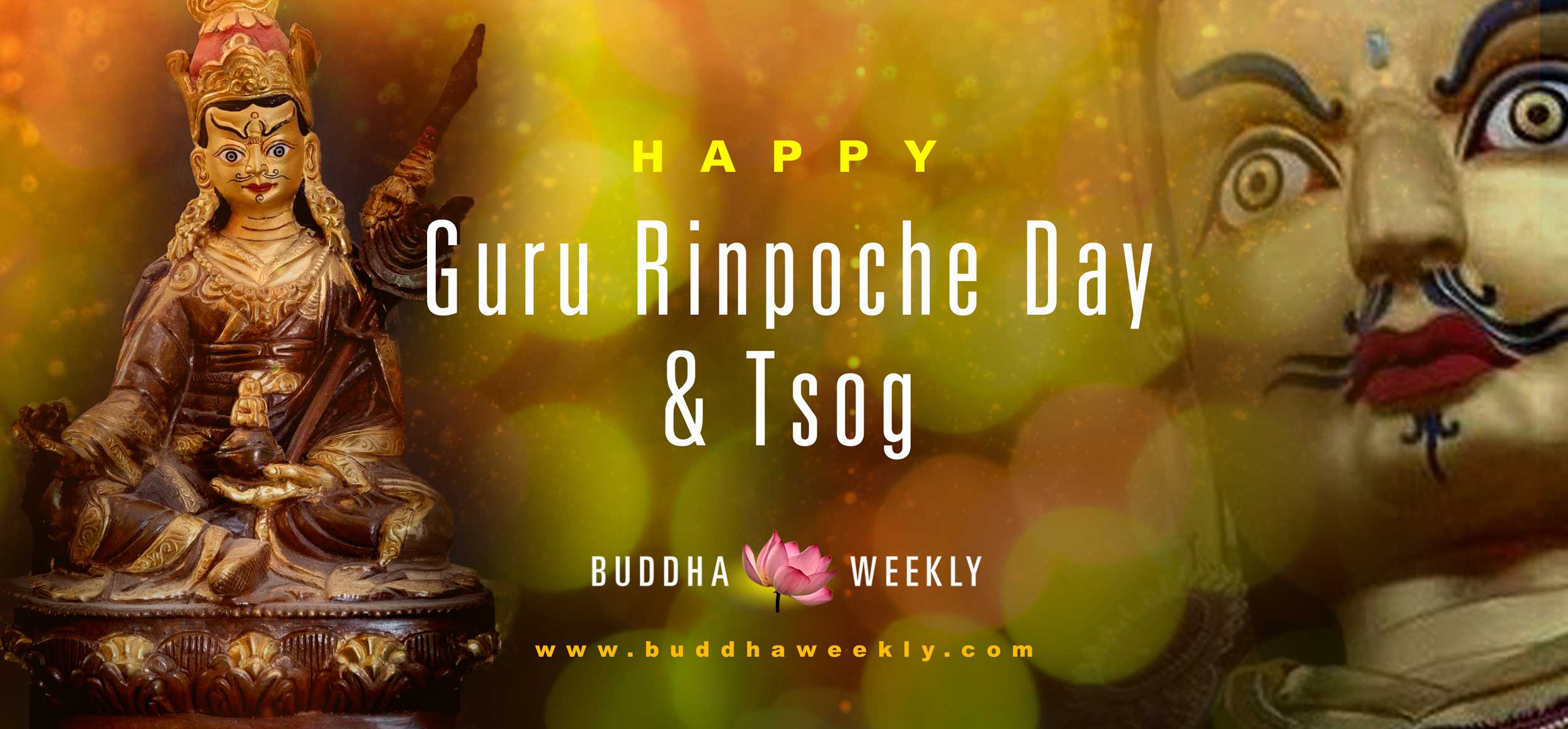 Happy Guru Rinpoche Day banner