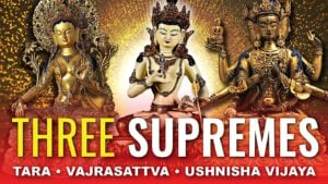 Three Supremes Video: About Tara, Vajrasattva and Ushnisha Vijaya.