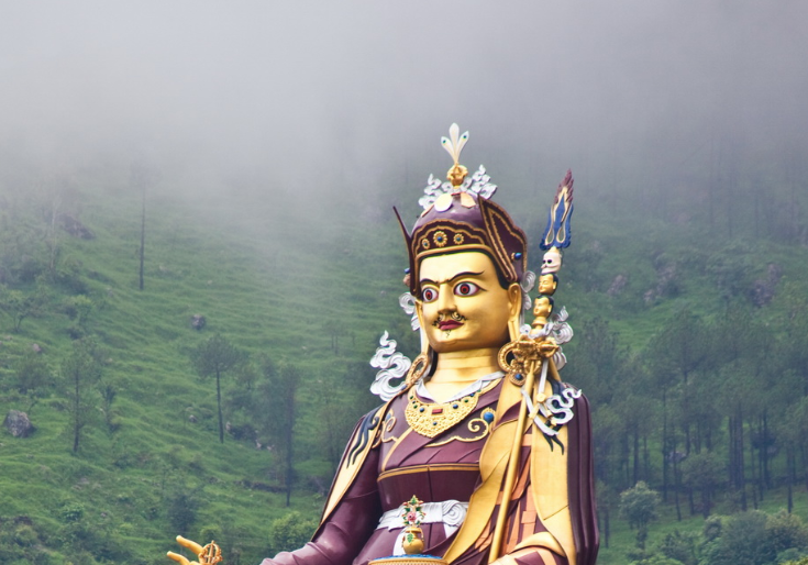 Giant statue of Padmasambhava